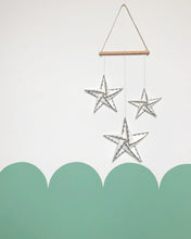 Load image into Gallery viewer, Wall Hanging - Triple Star In Grey
