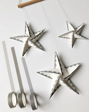 Load image into Gallery viewer, Wall Hanging - Triple Star In Grey
