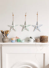 Load image into Gallery viewer, Large Hanging Star - Beach Blue
