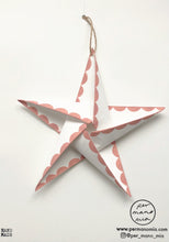 Load image into Gallery viewer, Large Hanging Star - Blush Rose
