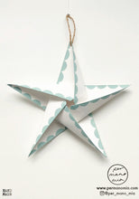 Load image into Gallery viewer, Large Hanging Star - Beach Blue
