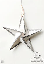 Load image into Gallery viewer, Large Hanging Star - Silver
