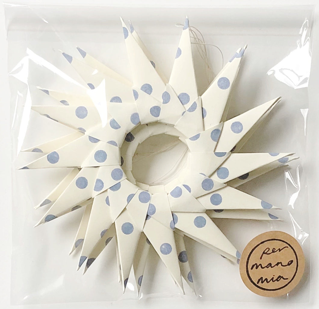 Set of 3 Starburst Hanging Decorations - Blueberry Spot