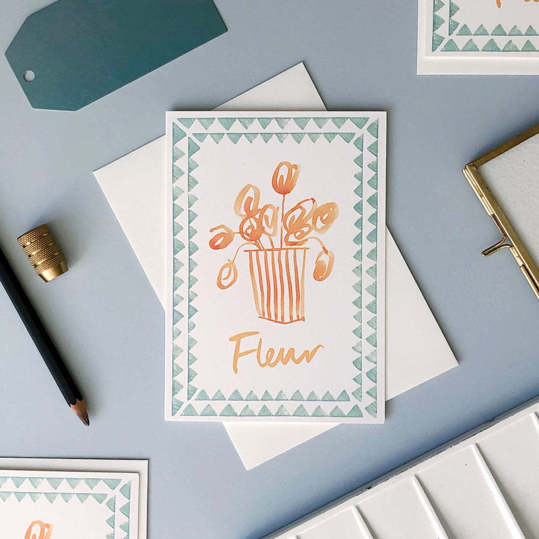 Fleur Card